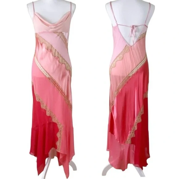 Victoria's Secret 100% Silk Cowl Dress - Picture 4 of 5